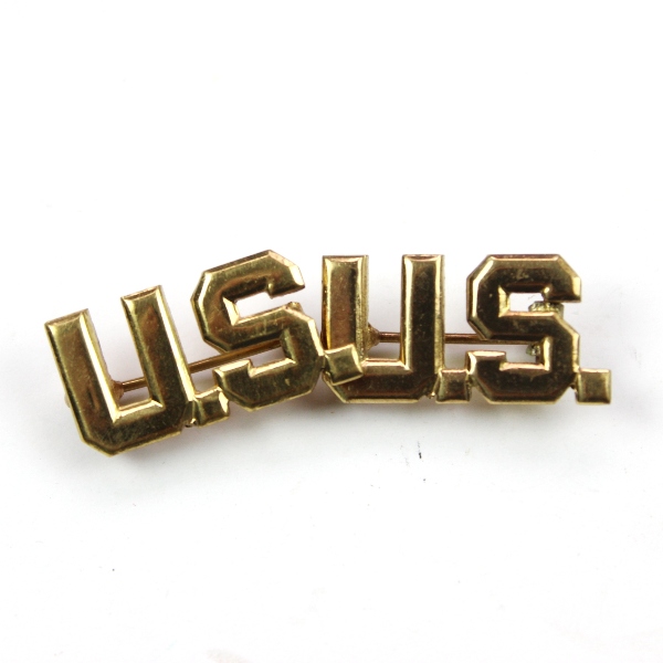 US Army officers collar insignia - Pin back acid test