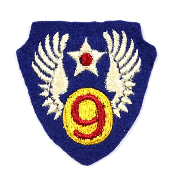 9th Air Force shoulder sleeve insignia - British made