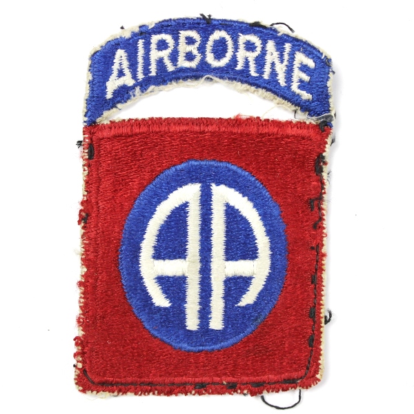 82nd Airborne Division patch w/ attached tab