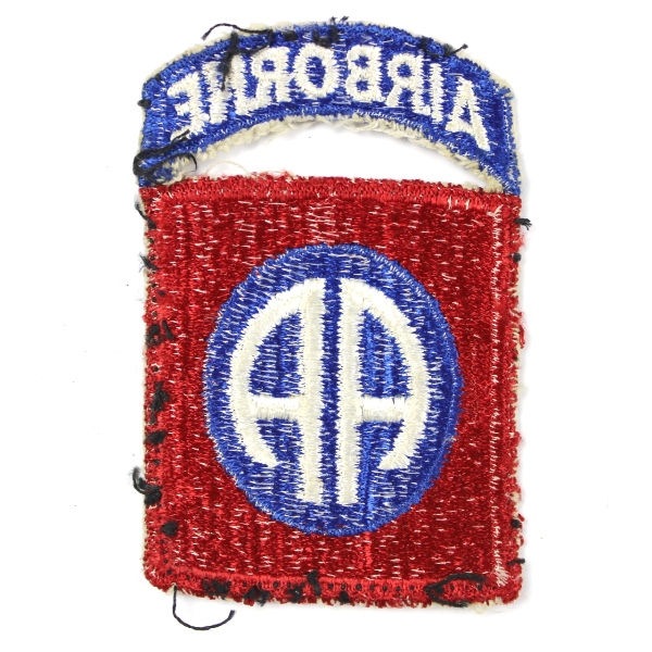 82nd Airborne Division patch w/ attached tab