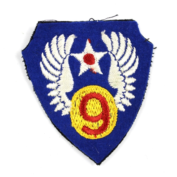 9th Air Force shoulder sleeve insignia - British made