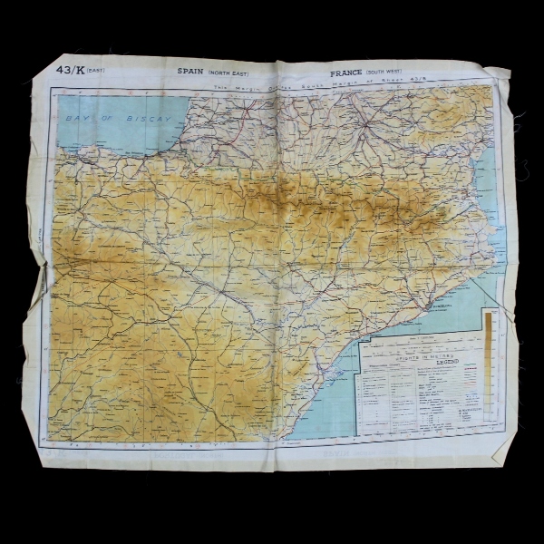 Silk escape map 43K - Spain Portugal France