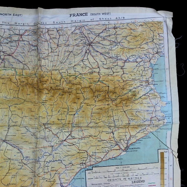 Silk escape map 43K - Spain Portugal France