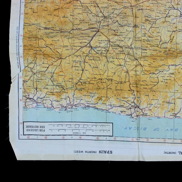 Silk escape map 43K - Spain Portugal France