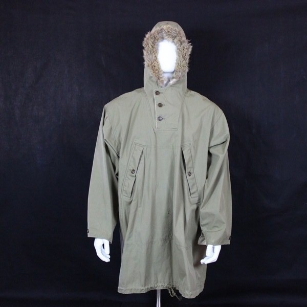 10th Mountain Division M1941 snow camouflage reversible parka w/ fur trimmed hood