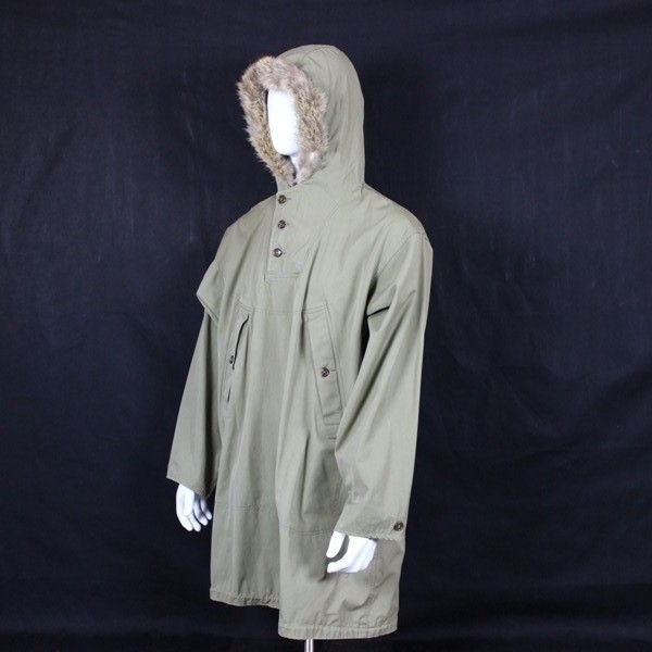 10th Mountain Division M1941 snow camouflage reversible parka w/ fur trimmed hood