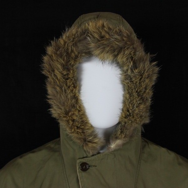 10th Mountain Division M1941 snow camouflage reversible parka w/ fur trimmed hood