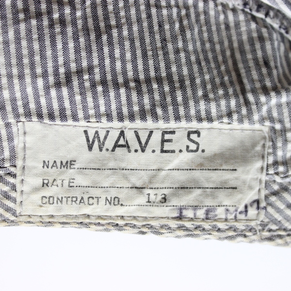 W.A.V.E.S. Seersucker side cap