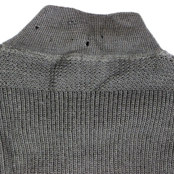High neck OD wool knit sweater - Large