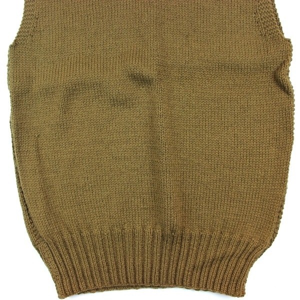 Neck OD Wool sleeveless sweater - American Red Cross - Large