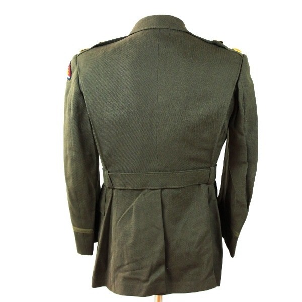 116th Eng. Bn (41st ID) officer grouping: Class-A & Ike Jacket