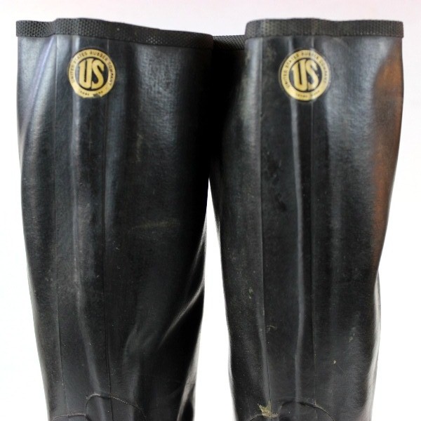 M1937 Engineer knee high rubber boots - US Rubber Co. - 1944