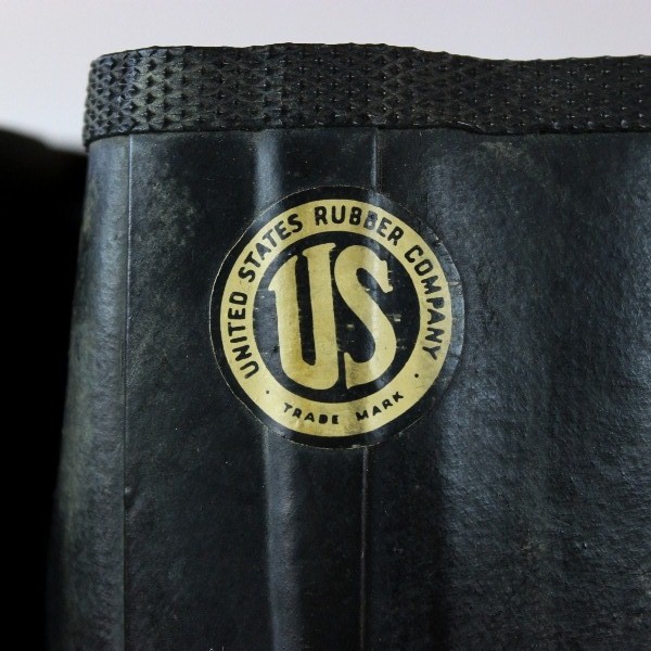 M1937 Engineer knee high rubber boots - US Rubber Co. - 1944