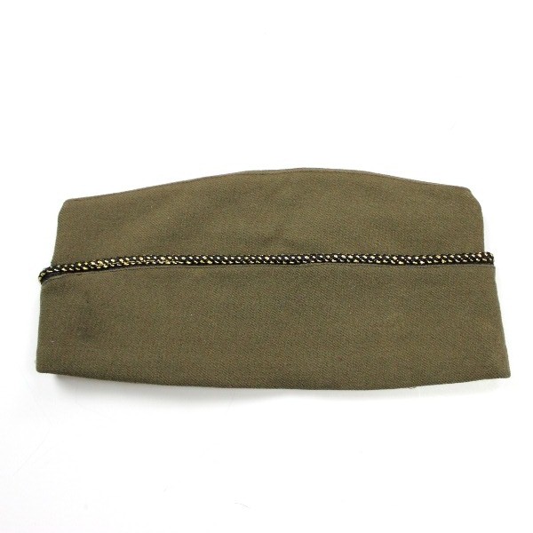 Officers OD wool garrison cap -  6 7/8