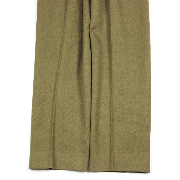 Officers OD wool serge field trousers - W33 L32