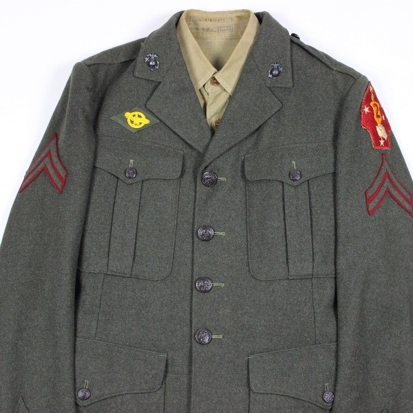 USMC dress jacket and shirt - 2nd Marine Division