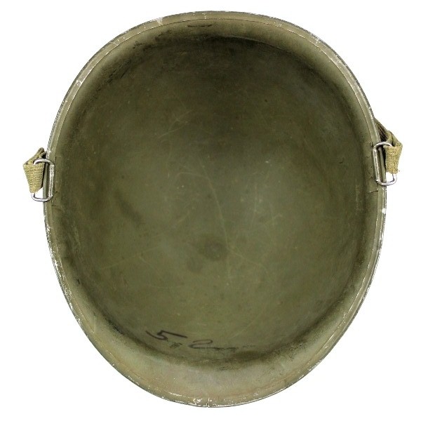 M1 helmet w/ Westinghouse liner - Front seam - Swivel bale