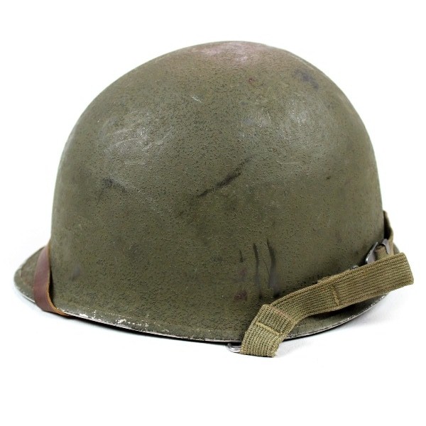 M1 helmet w/ Westinghouse liner - Front seam - Swivel bale