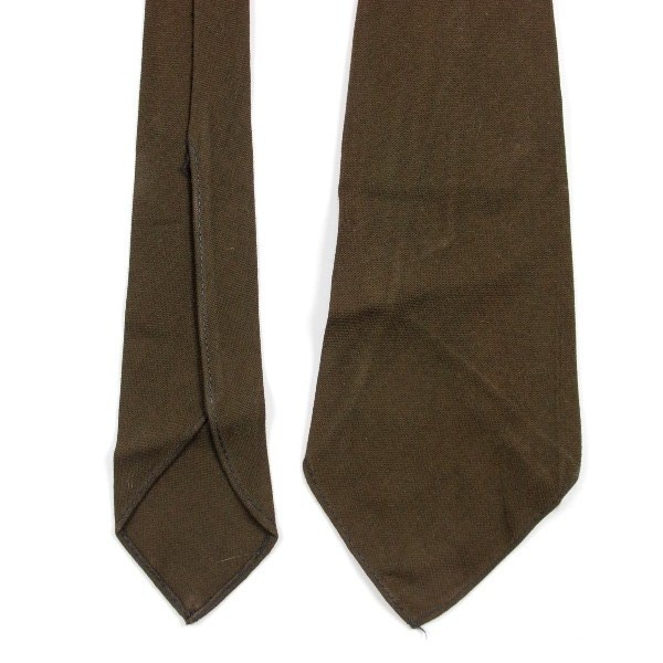 Chocolate wool service necktie