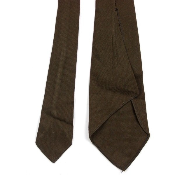 Chocolate wool service necktie