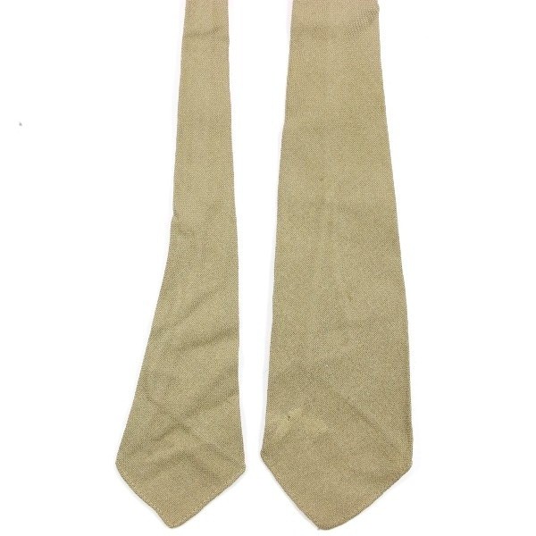 Khaki / Tan wool service necktie