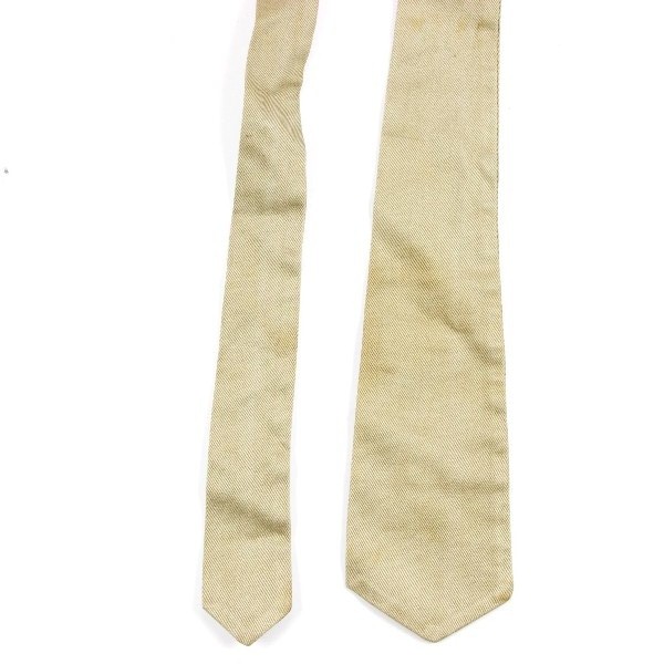 Khaki / Tan cotton service necktie