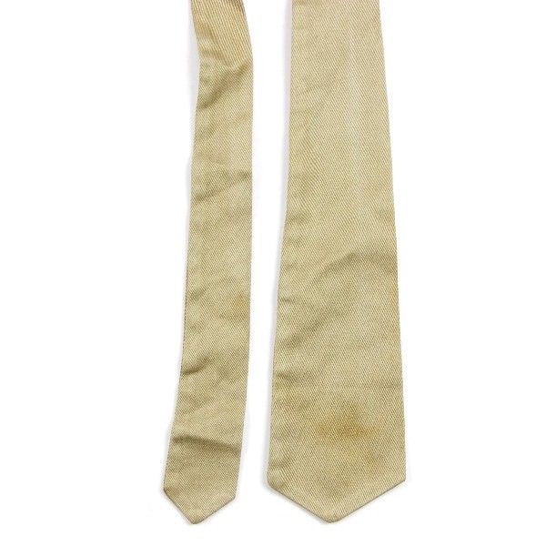 Khaki / Tan cotton service necktie