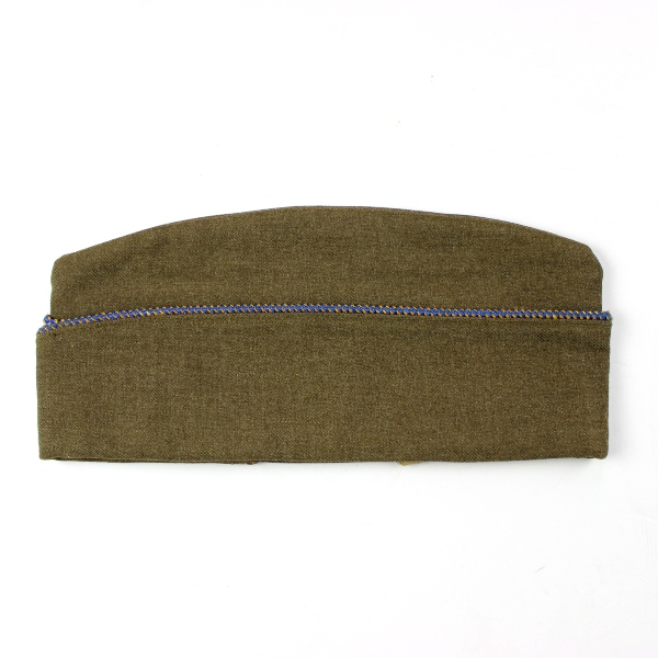 EM OD wool garrison cap - Air Corps - 6 7/8 - Identified