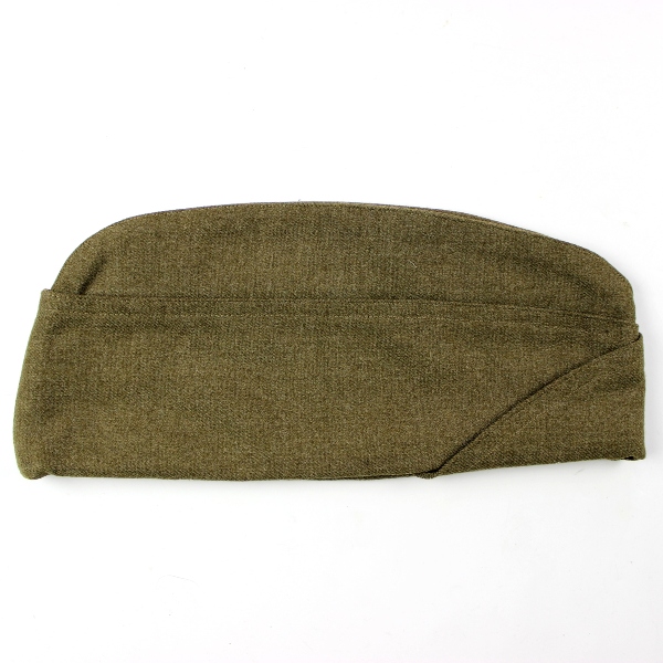 EM OD wool garrison cap - Unpiped - 7 1/8