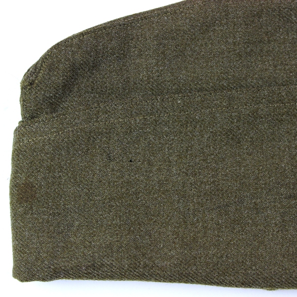 EM OD wool garrison cap - Unpiped - 7 1/8