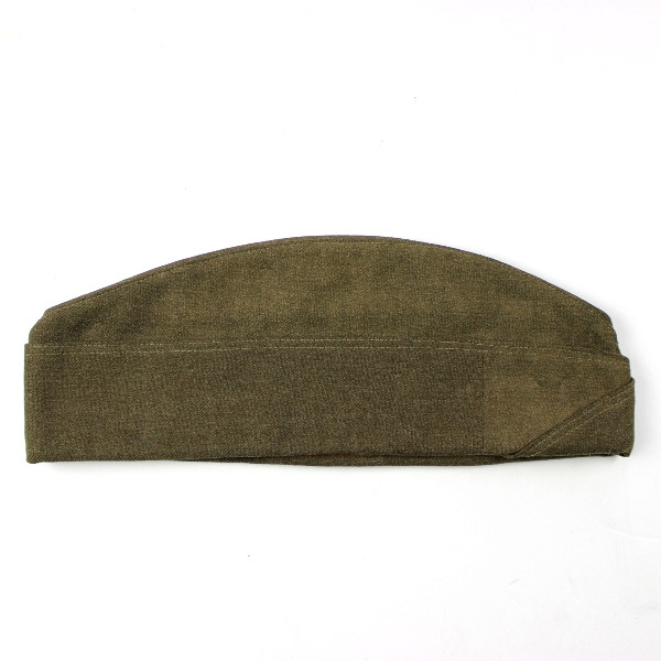 USMC officers / EM green wool garrison cap - 7 1/8