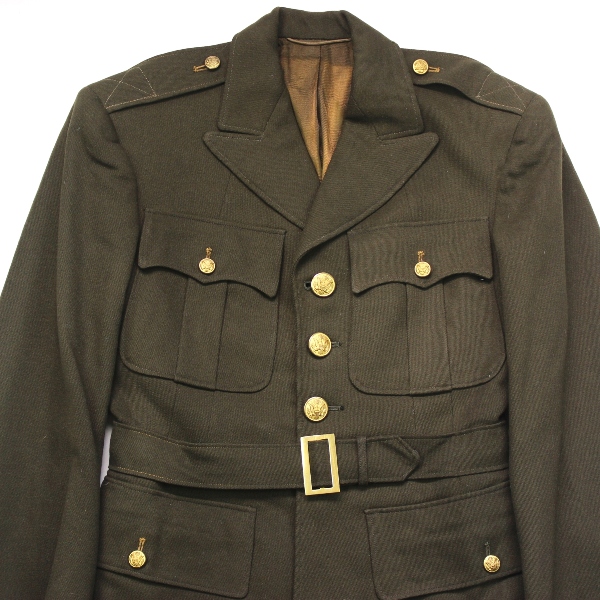 US Army officers OD gabardine dress jacket - British made