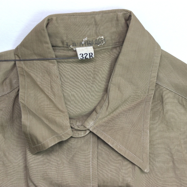 USMCWR enlisted women khaki / tan service shirt - Identified