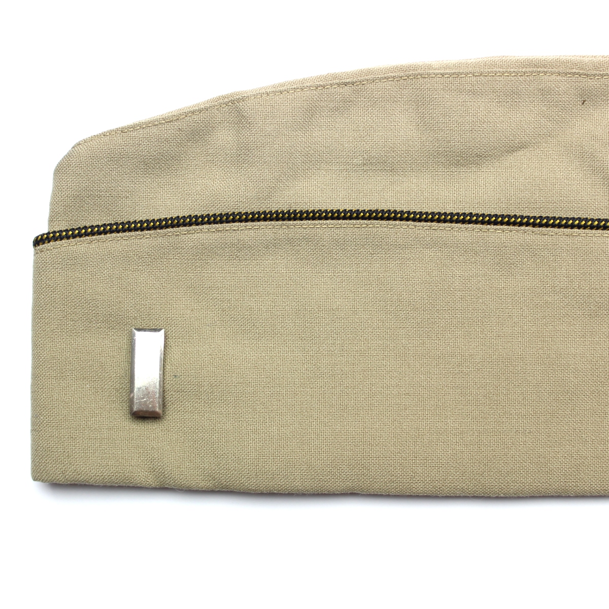 Officers khaki / tan wool garrison cap - 6 7/8 - 1945