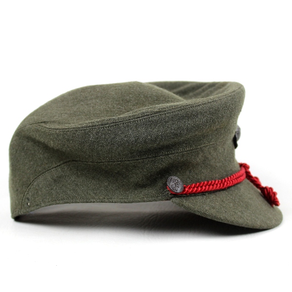 USMCWR forest green officer dress cap - Identified