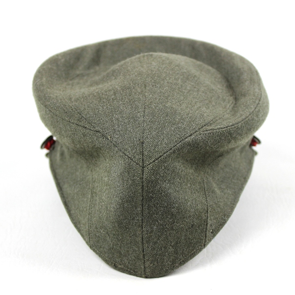 USMCWR forest green officer dress cap - Identified