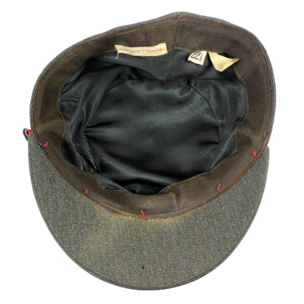 USMCWR forest green officer dress cap - Identified