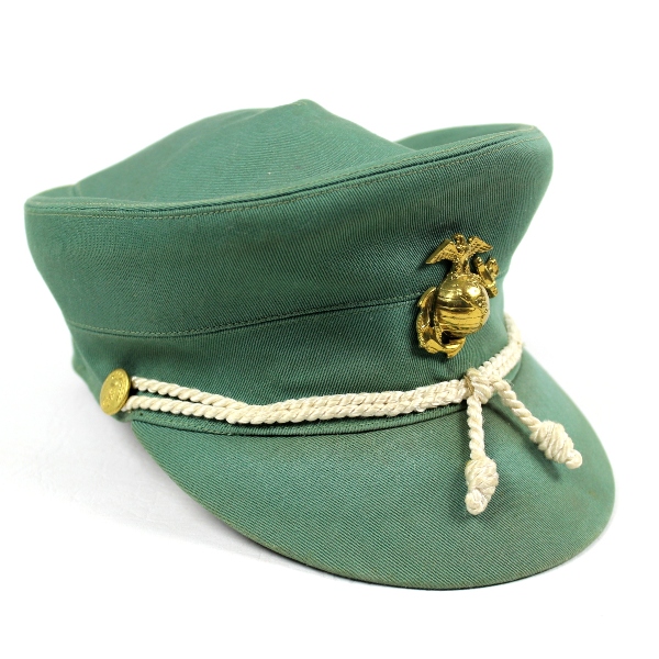 USMCWR mint green officer dress cap - Identified