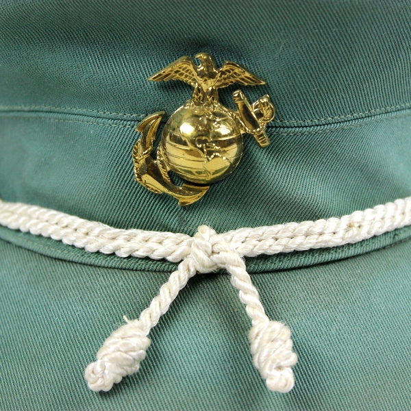 USMCWR mint green officer dress cap - Identified