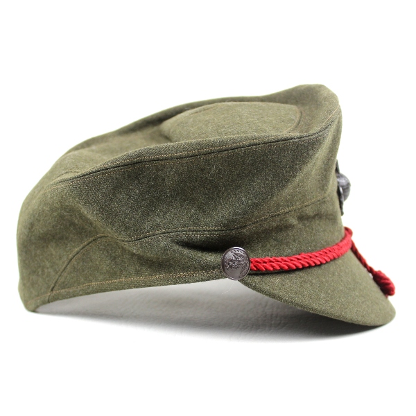 USMCWR forest green officer dress cap - Identified