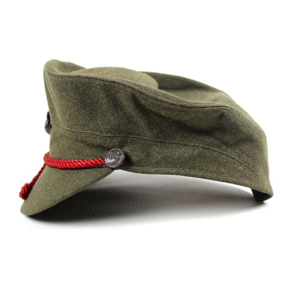 USMCWR forest green officer dress cap - Identified