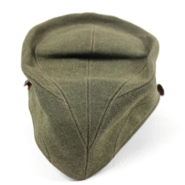 USMCWR forest green officer dress cap - Identified