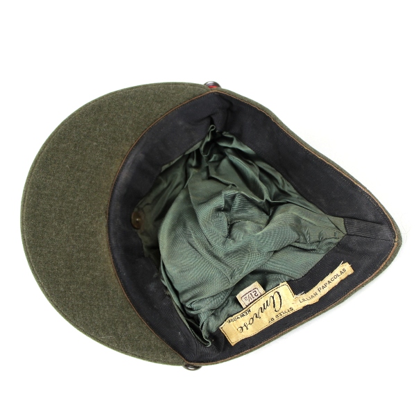 USMCWR forest green officer dress cap - Identified