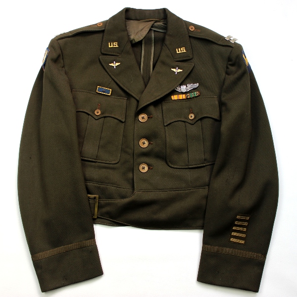 USAAF Officers OD Gabardine cut down dress jacket - 39S - 1942