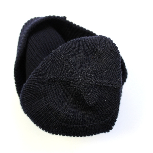 US Navy dark blue wool knit watch cap w/ tag - Identified