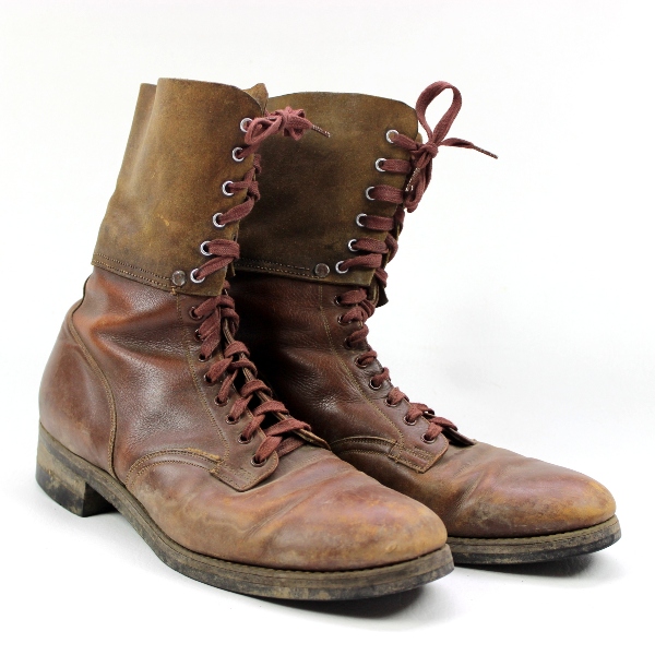 Women's Army Corps leather shoes w/ field modification