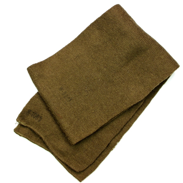 Classic wool scarf washed brown – Totême