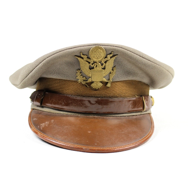 Pre-WWII US Army officers cap with pink crown - The Lyon tailors