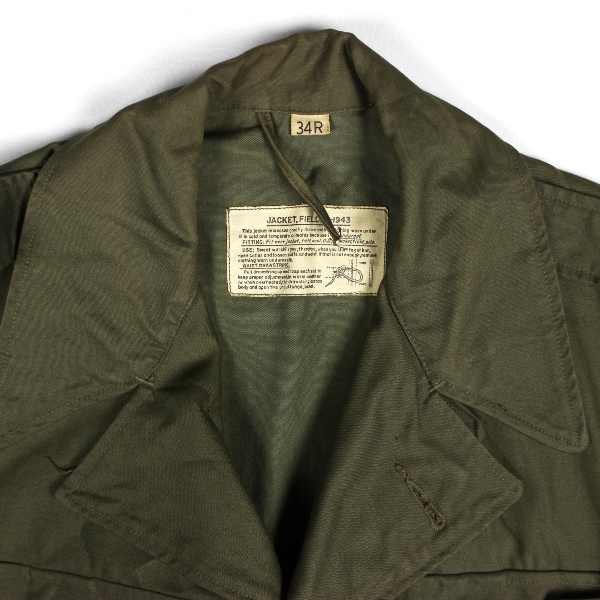 M1943 field jacket w/ ETO ADSEC patch - 34R