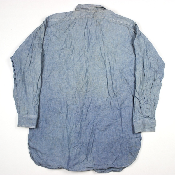 US Navy chambray utility shirt - Identified